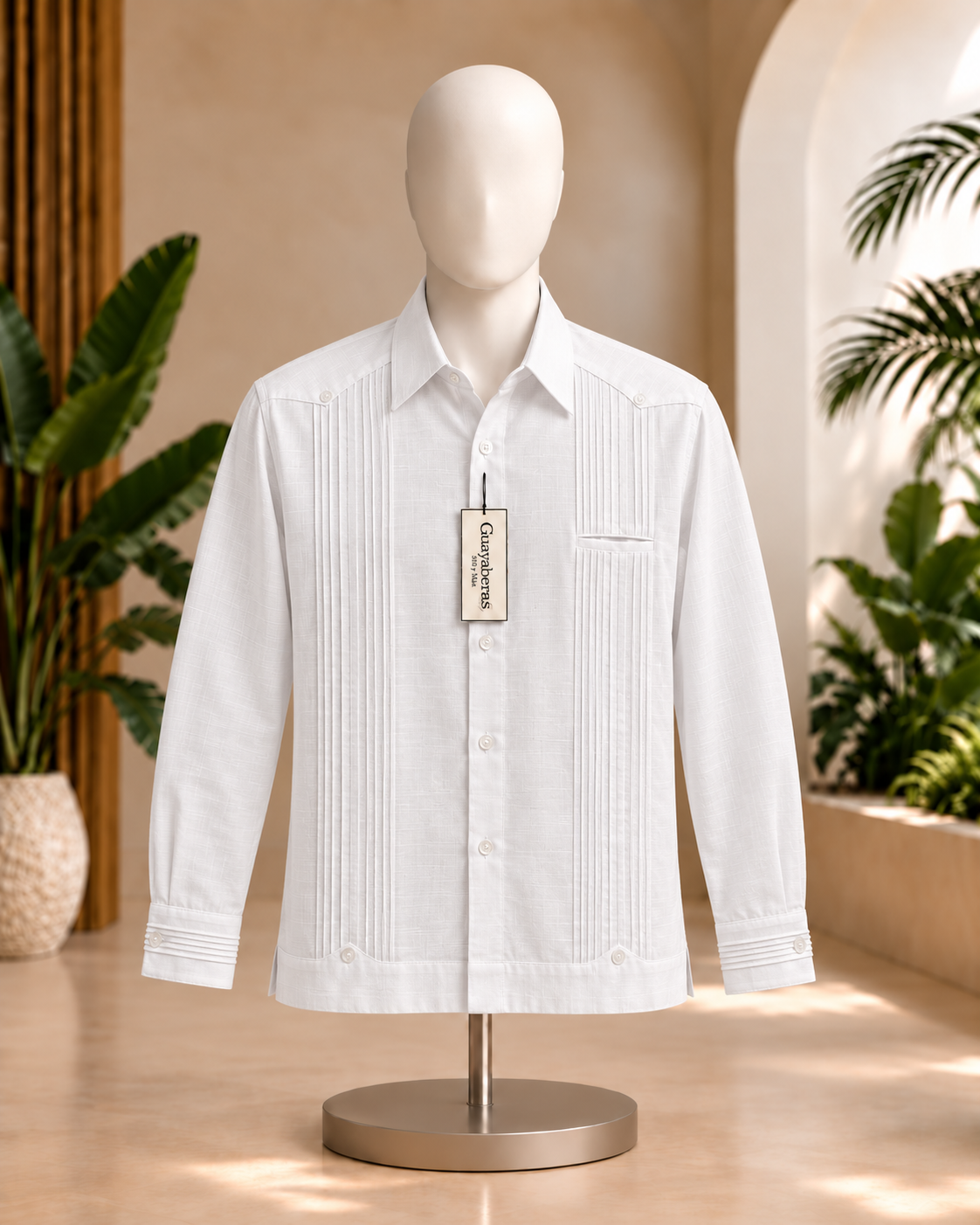 Guayabera Imperial Blanca ML