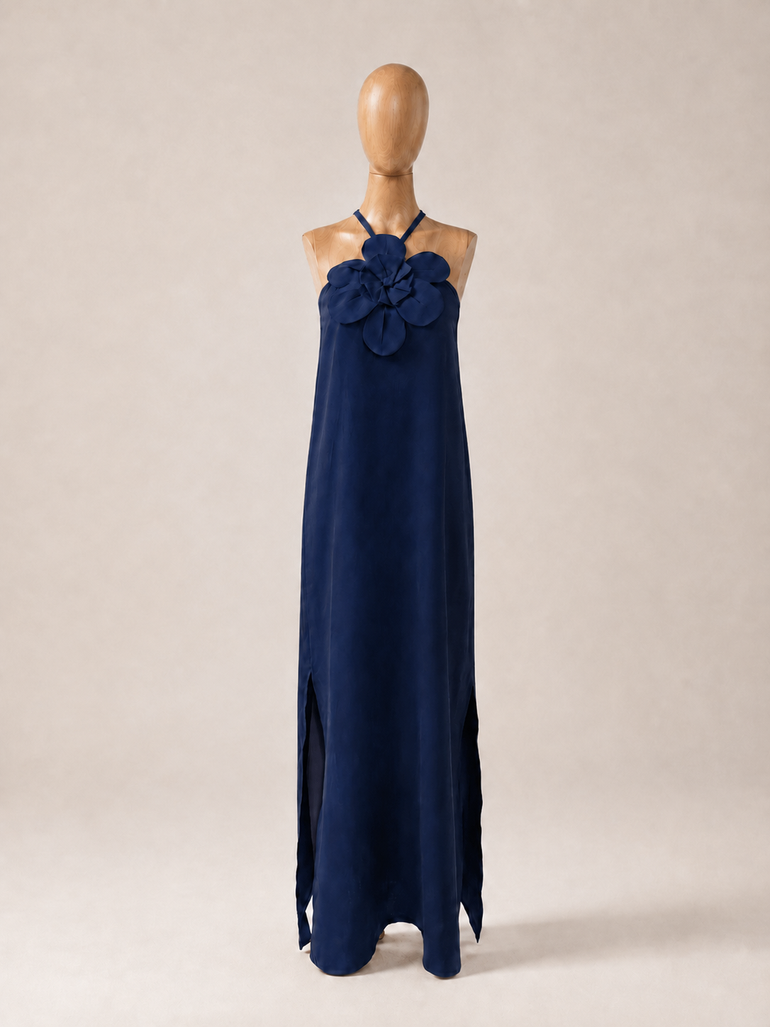 Vestido Flora Marino
