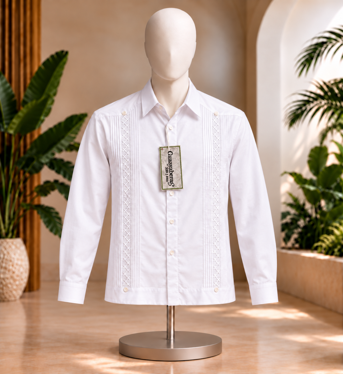 Guayabera Valladolid #573 Blanca ML / Blanco