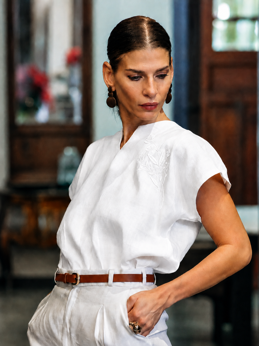 Blusa Amelia Blanca