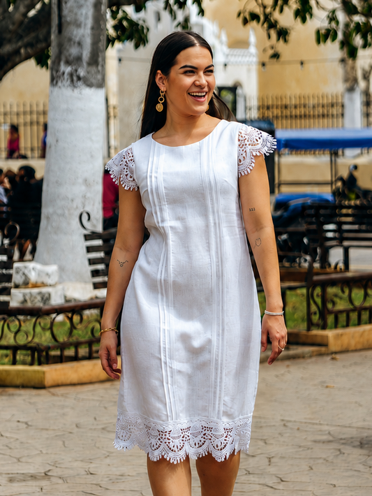 Vestido Azucena Blanco
