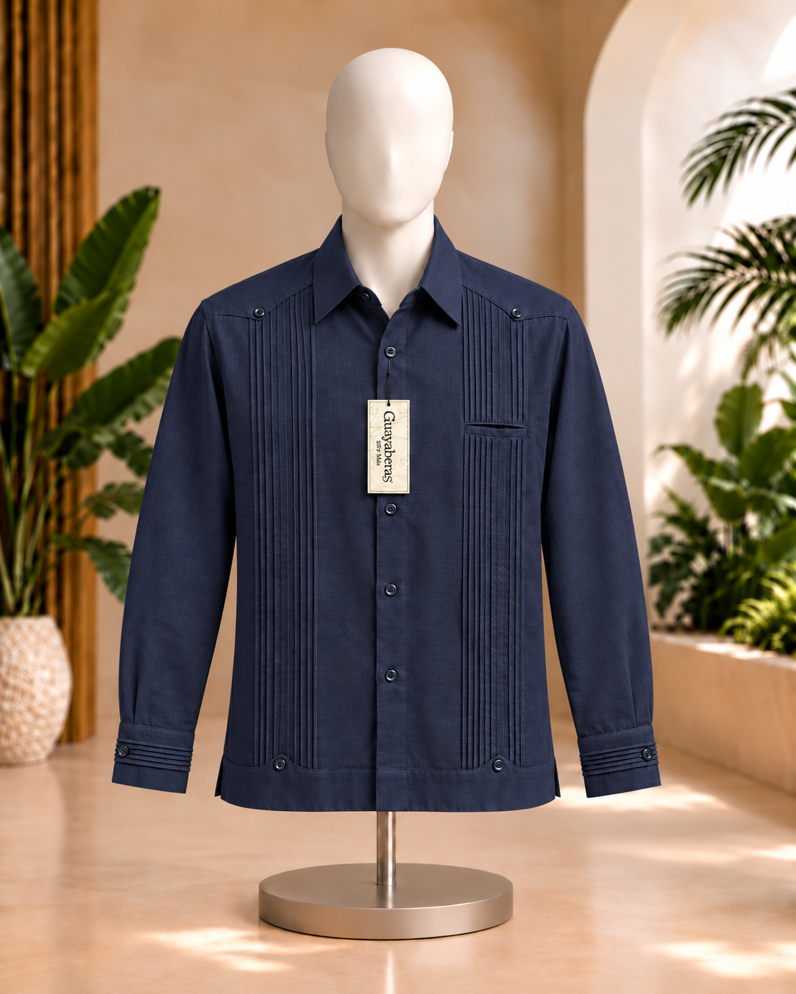 Guayabera Imperial Marino ML