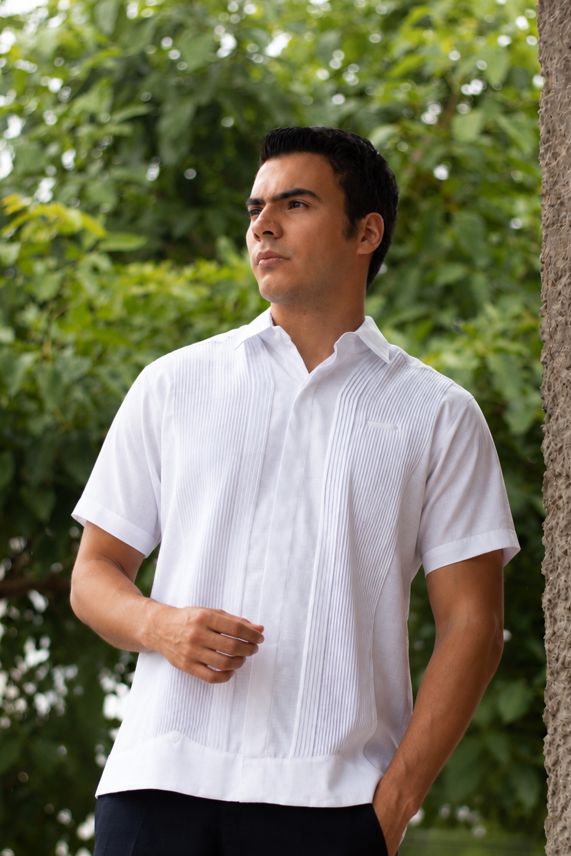 Guayabera Presidencial Manuel Blanca