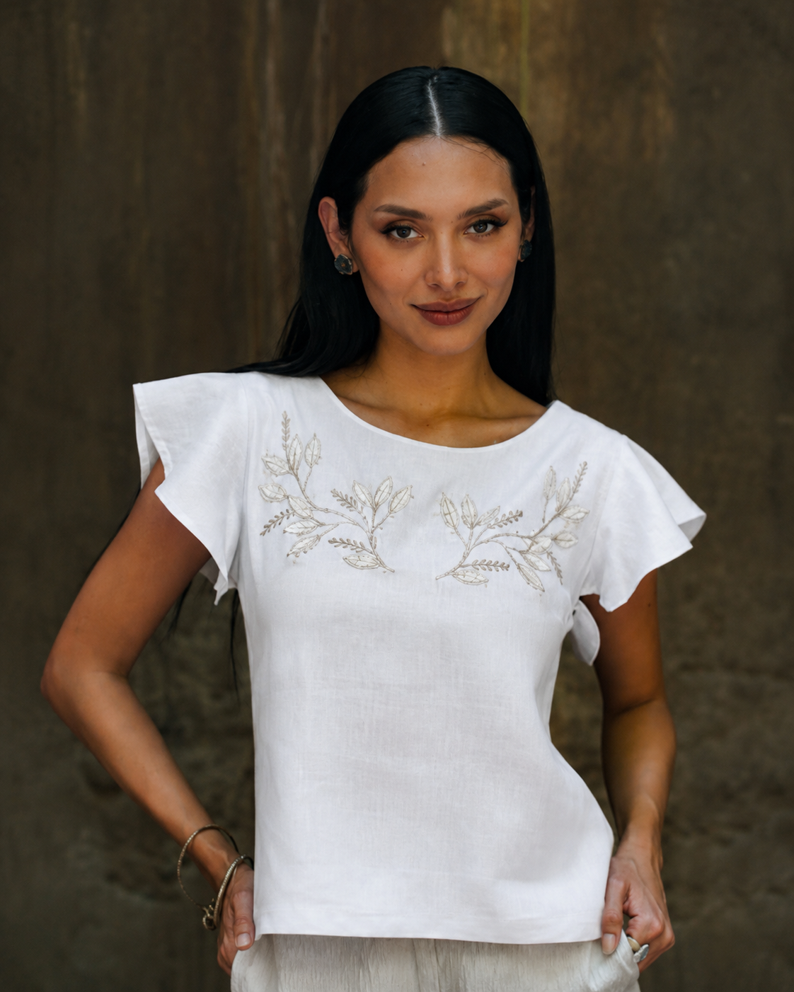 Blusa Aurora Blanca
