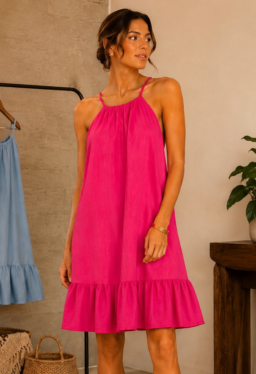 Vestido Bugambilia Fucsia