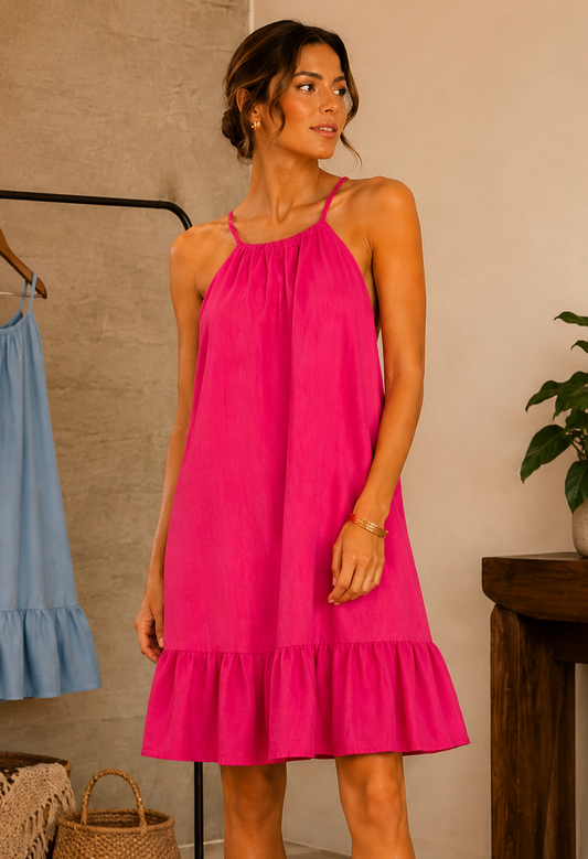 Vestido Bugambilia Fucsia
