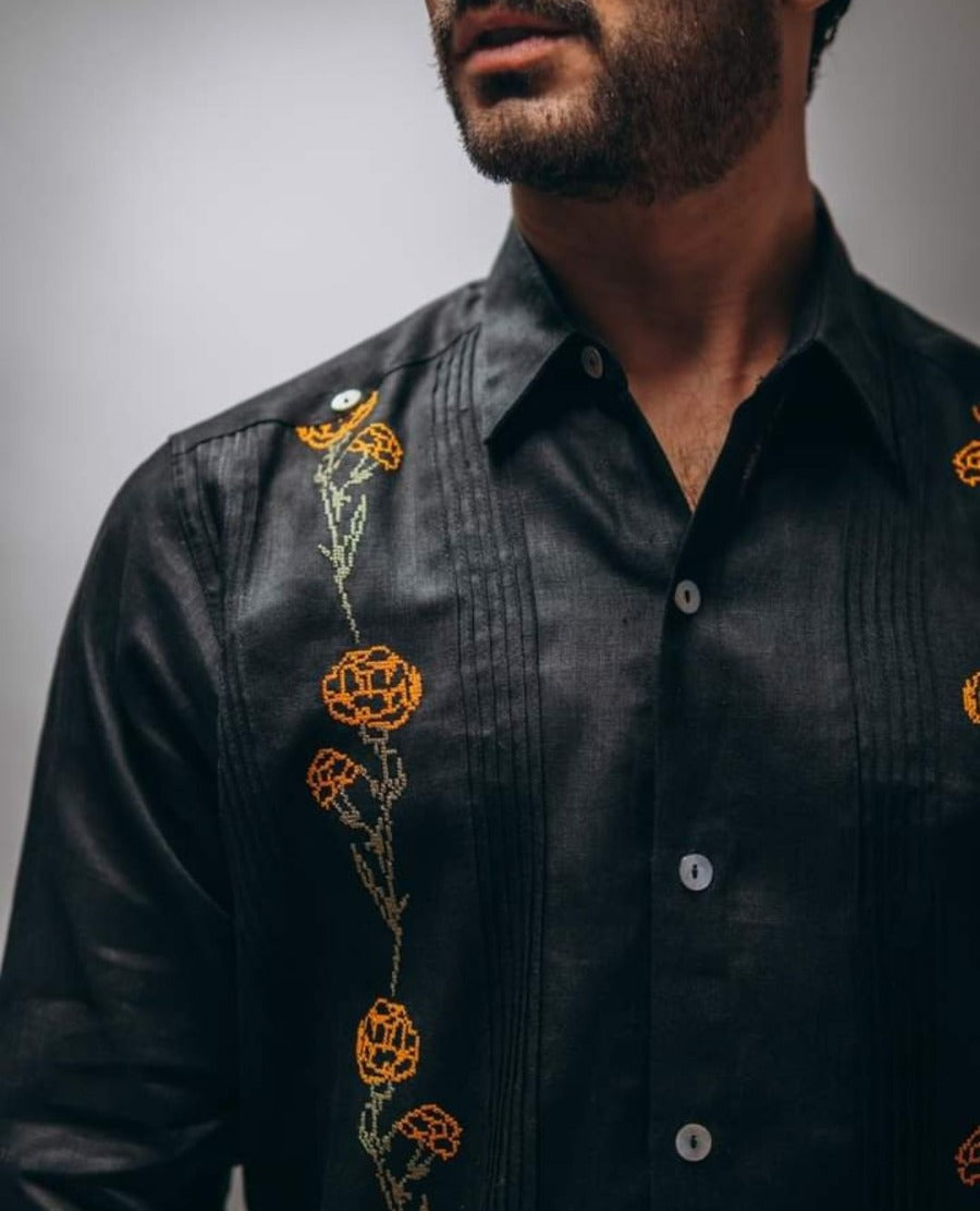 Guayabera Cempasúchil